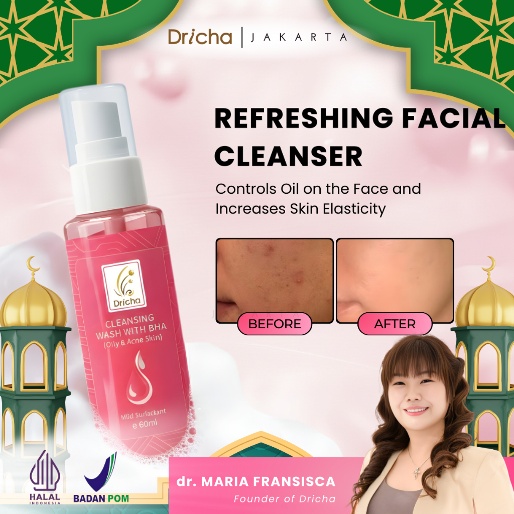 DRICHA CLEANSING WASH WITH BHA