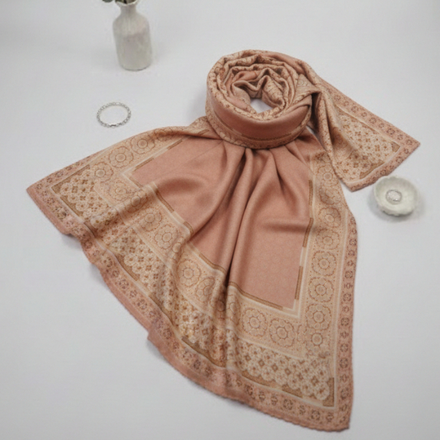 Scarf Saffiya Motif Zareena Voal Premium Dior 115 x 115 Segi Empat