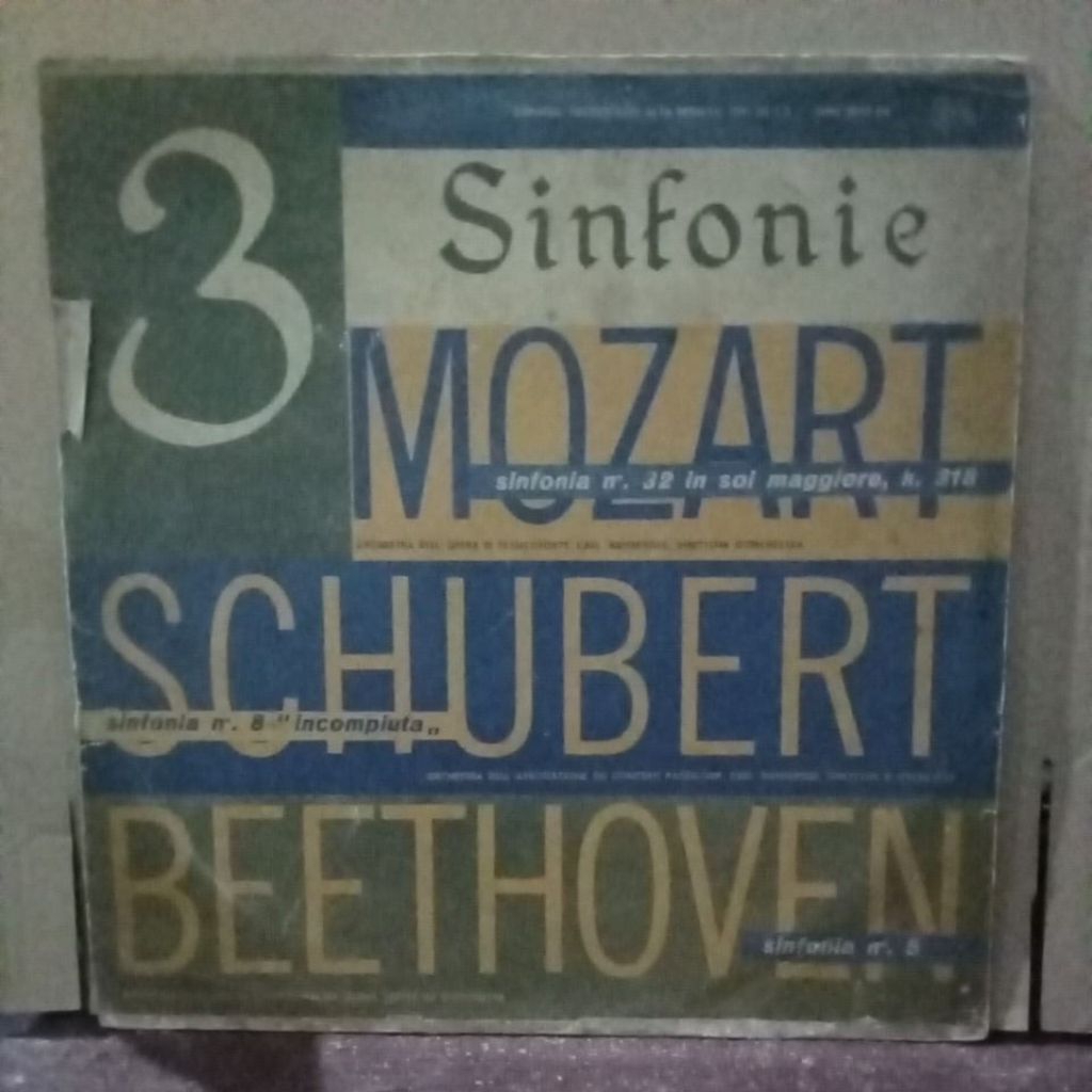 Vinyl Piringan Hitam 12 inch Mozart, Schubert, Beethoven