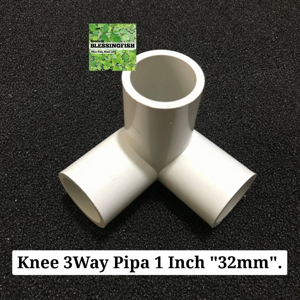 [1Inch.32mm] Knee 3 Way Pipa 1 Inch Knee 3 Cabang 3way Sambungan Pipa 1 Inch 3 Way Sambungan Pipa 3W