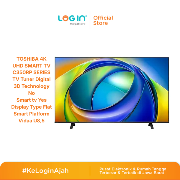 TOSHIBA LED TV 50C350RP 4K UHD Smart TV 50 Inch