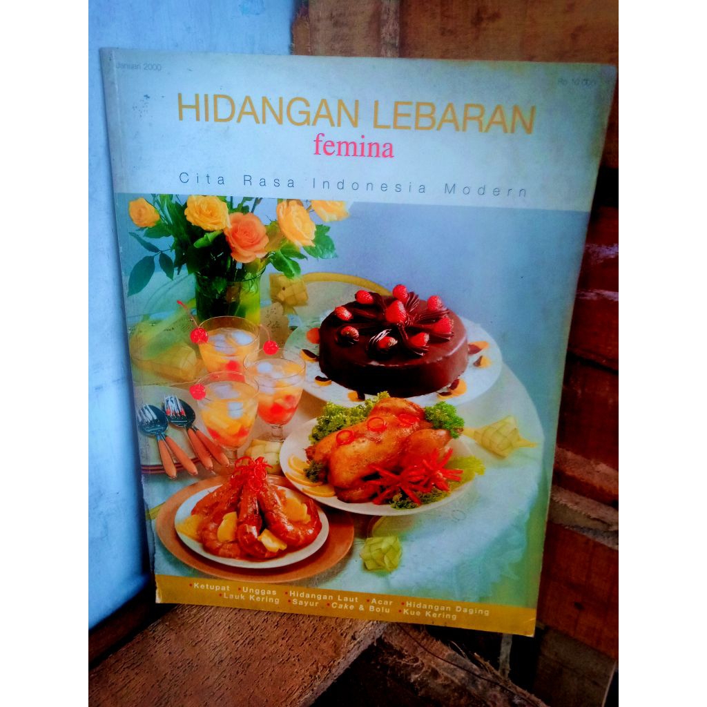 buku Hidangan Lebaran Femina cita Rasa Indonesia Modern