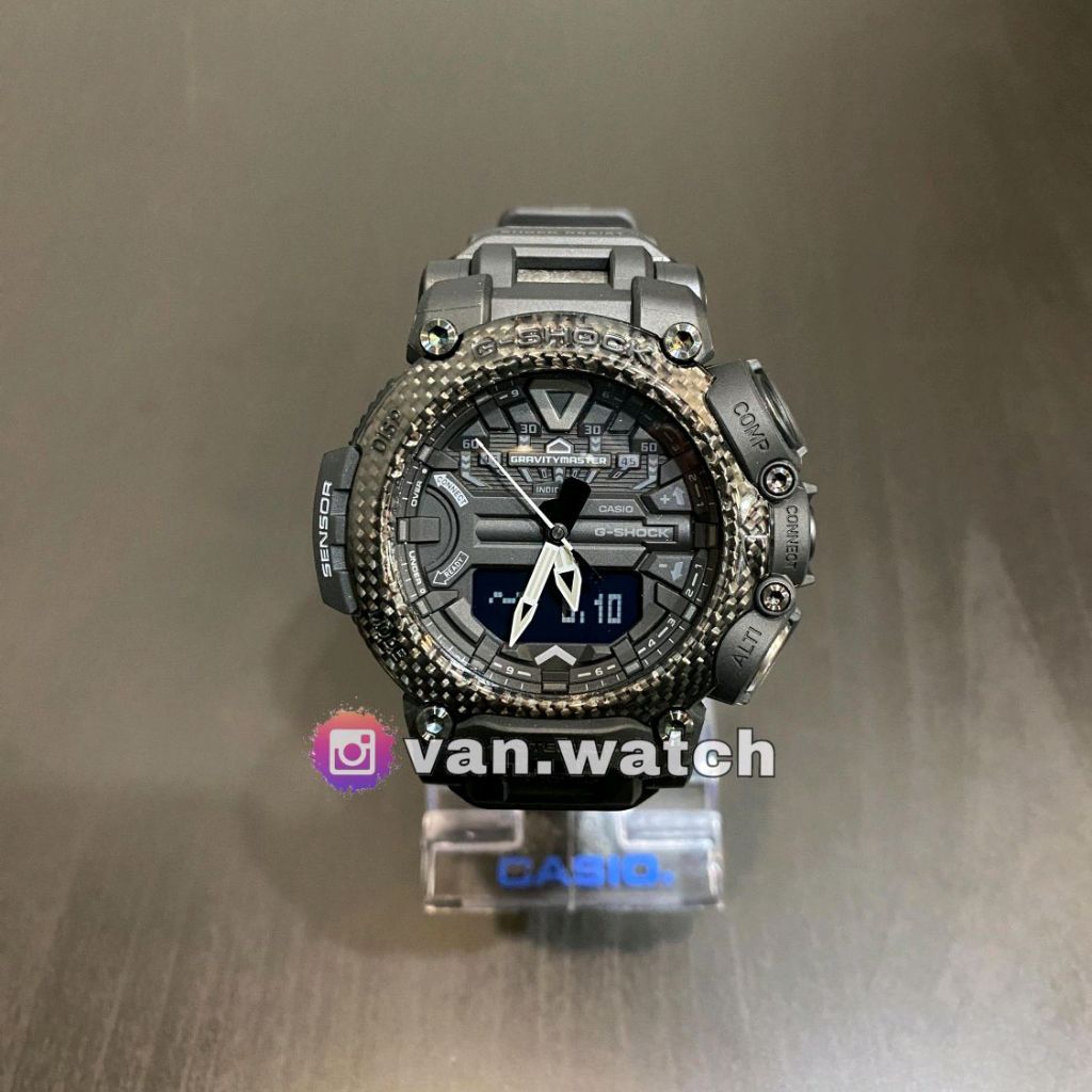 Casio Gshock GR-B200-1B / GR-B200 CARBON BEZEL QUAD SENSOR BLUETOOTH Original