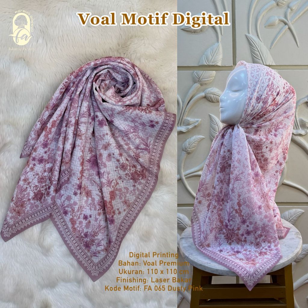 Farsya Adeeva - Voal Motif Digital LC FA 065