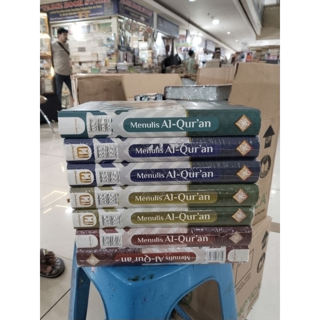 Buku original MENULIS ALQURAN METODE FOLLOW THE LINE 30 JUZ 1 JILID