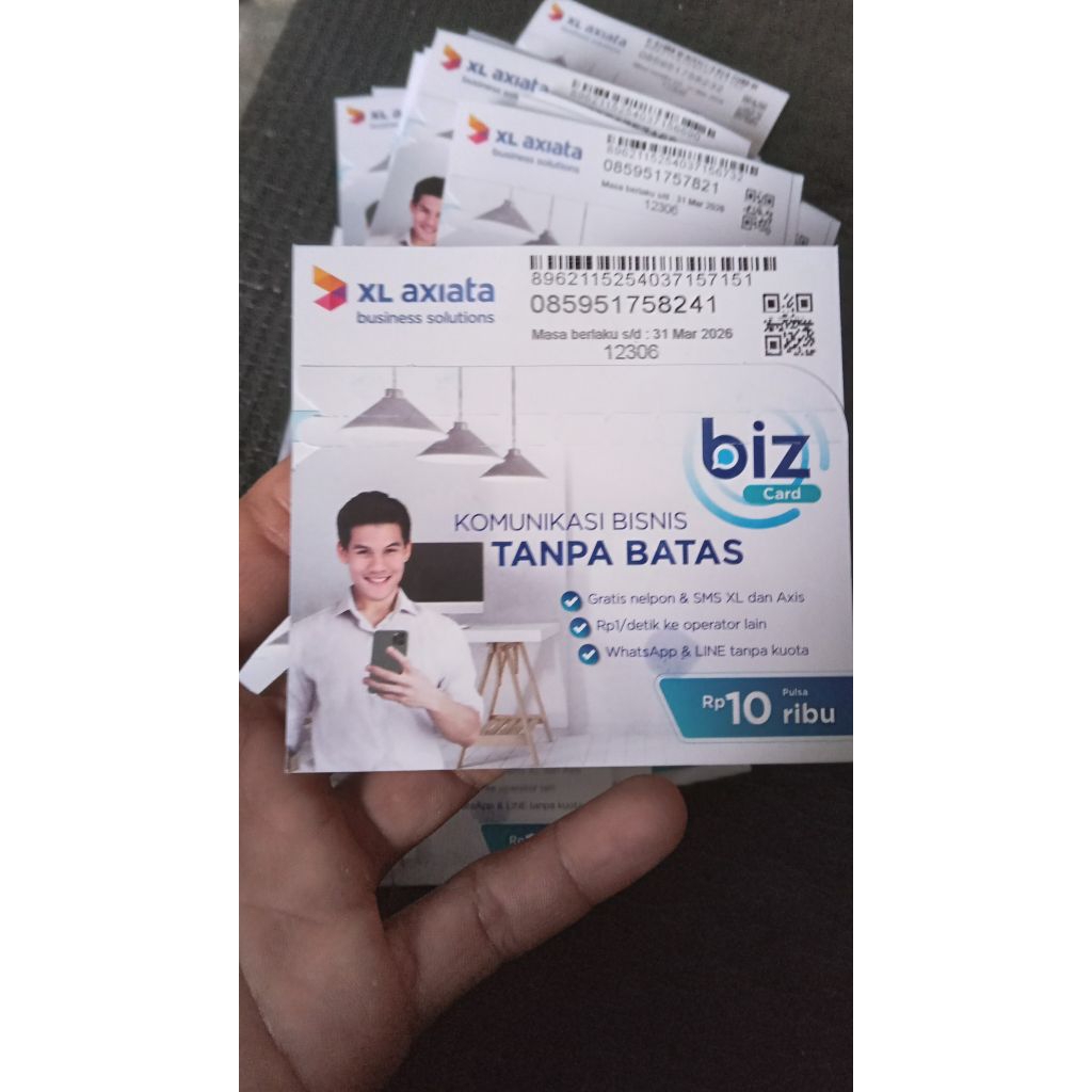 xl biz original udah registrasi dari xl smart siap pakai