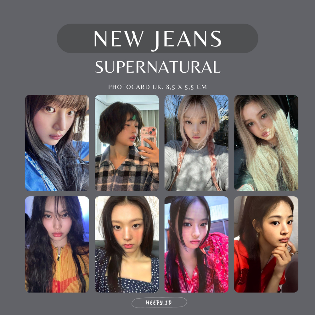 [NJ] UNOFFICIAL PHOTOCARD NEW JEANS SUPERNATURAL