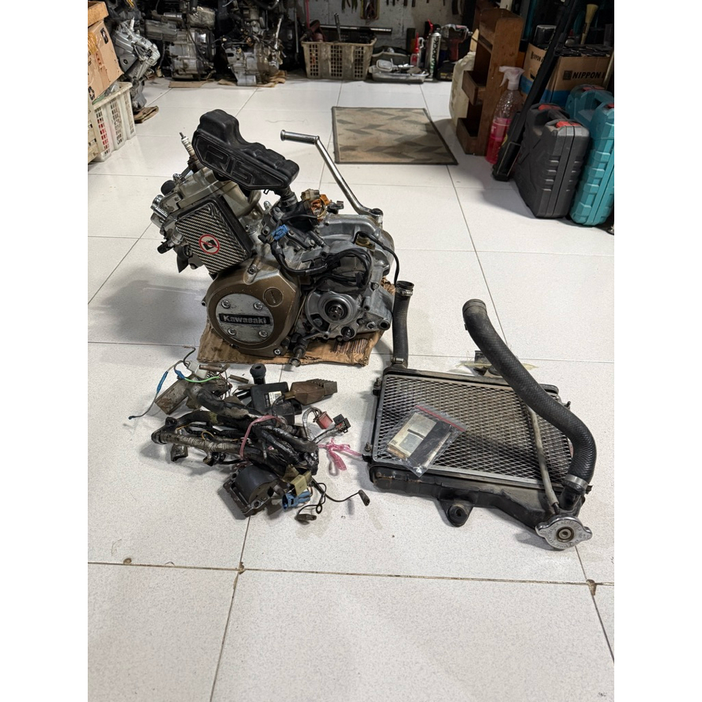 Mesin ninja SS M R original copotan motor