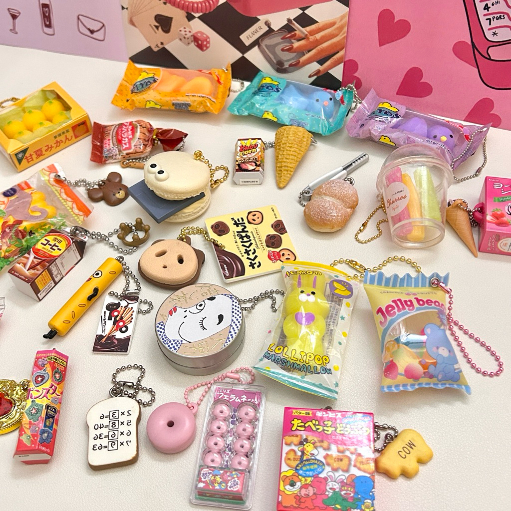 Japanese Trinkets Food Trinkets Various Trinkets Keychain Gotochi Food Miniatur