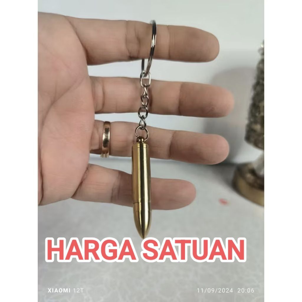 gantungan kunci peluru pembersih telinga