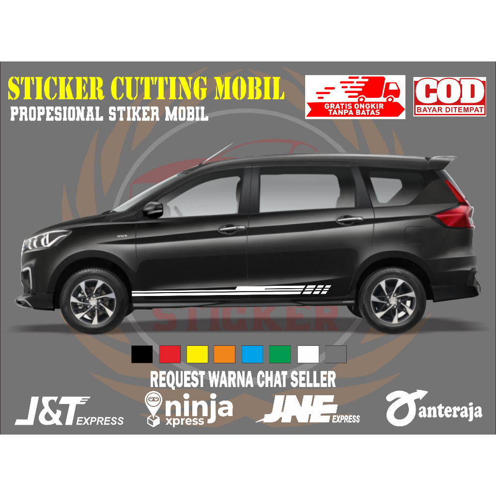 sticker mobil ertiga sticker mobil suzuki ertiga stiker mobil ertiga keren stiker variasi body mobil