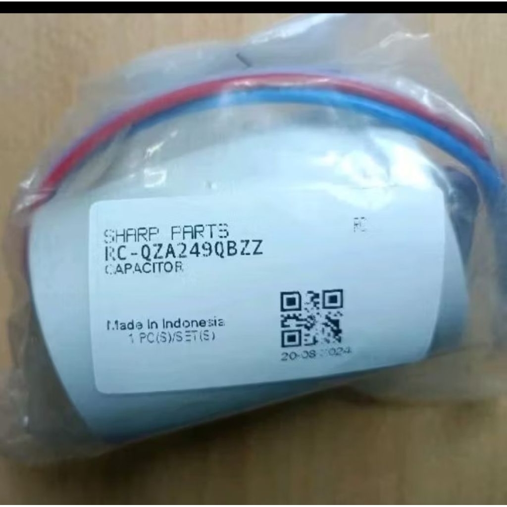 Kapasitor Mesin Cuci SHARP 2 tabung 14 Kg Original 15 uf + 4 uf EpcosA249