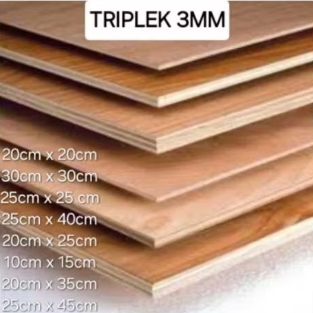 MURAH !!! Kayu Triplek Papan Tipis Multiplek Plywood kayu tipis kayu dekor