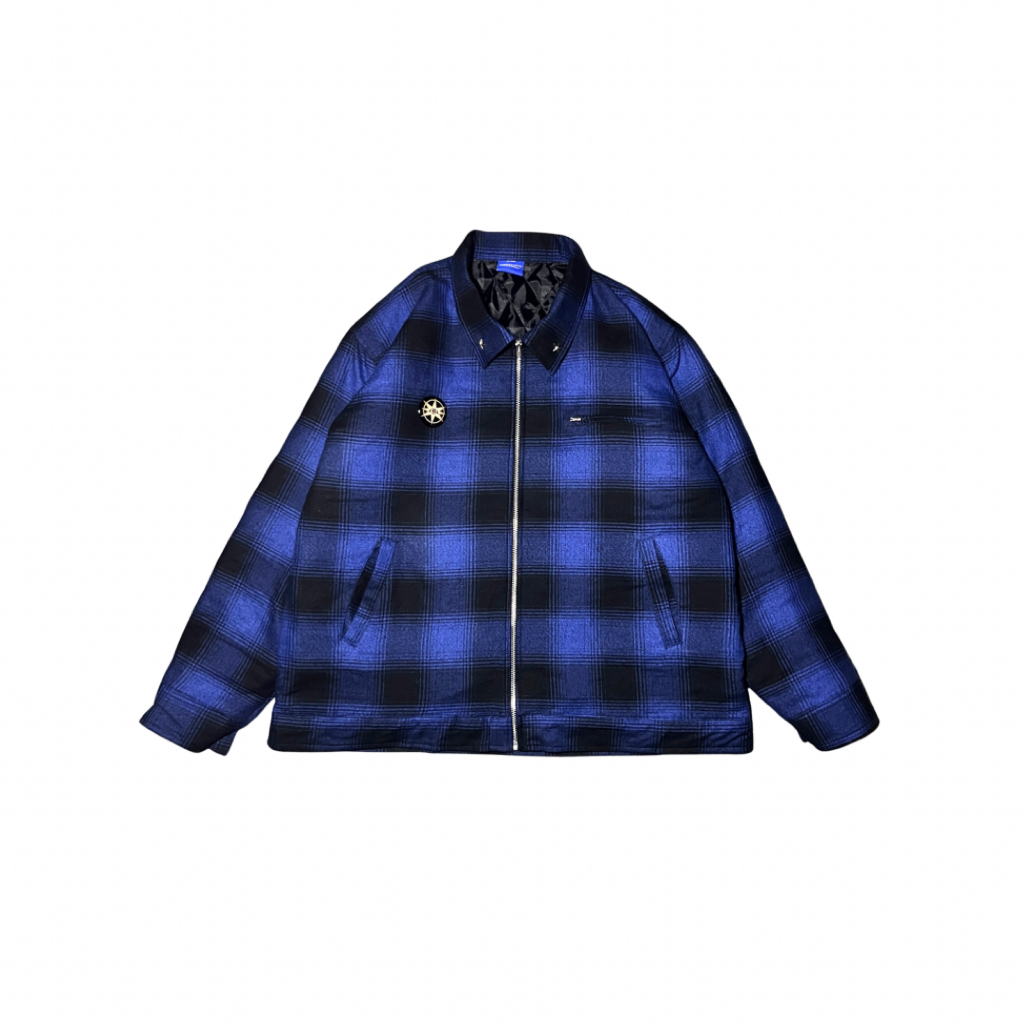 Kubik Society Flanel Veterano Jaket - Blue Veterano Jacket Eksklusif