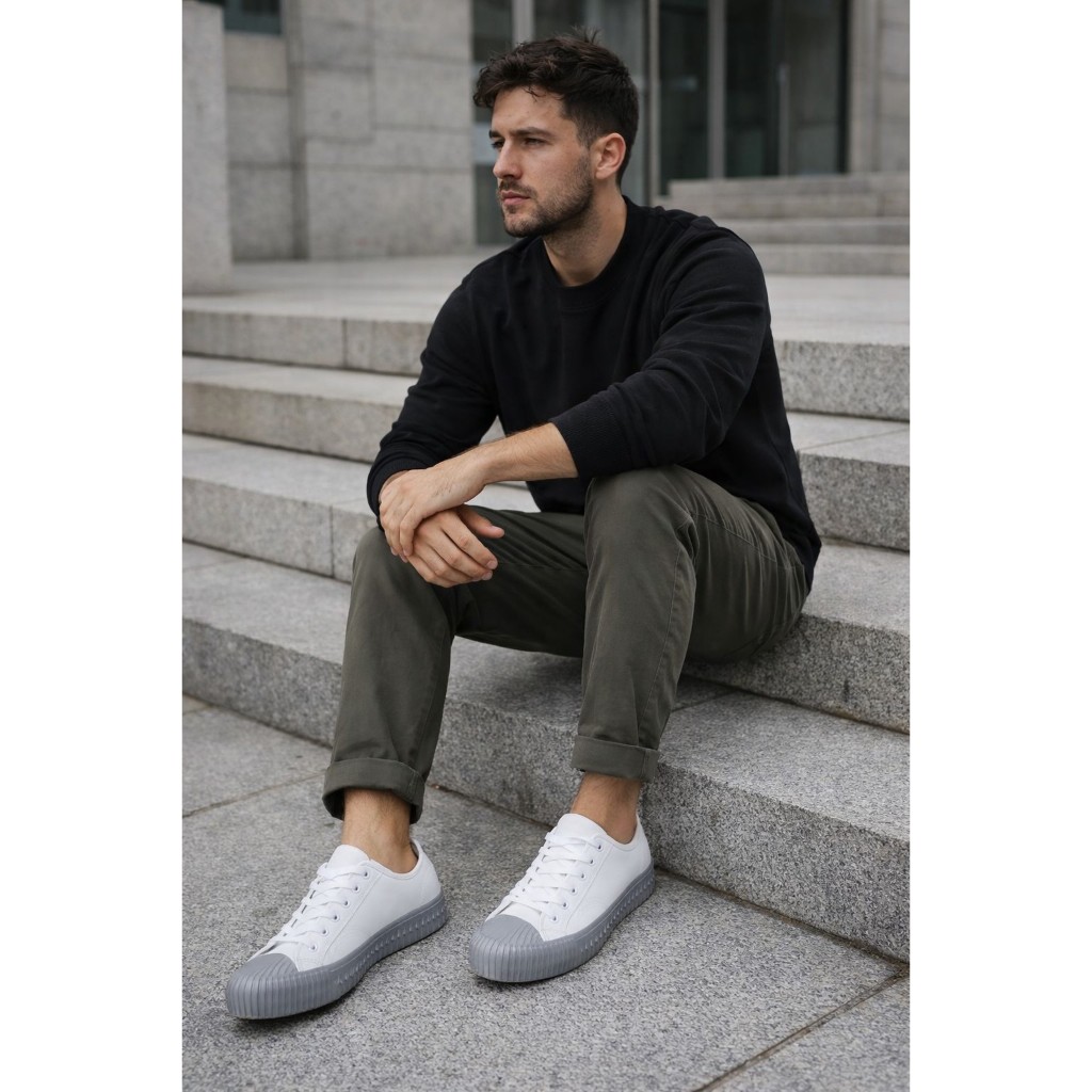 Sneakers Airwalk Scott White Grey Original
