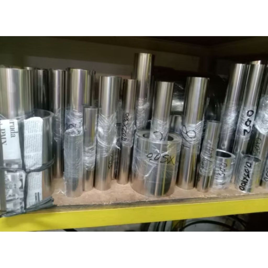 plat stainless 304 ukuran 1 mm x 50mm x 100mm plat stainless