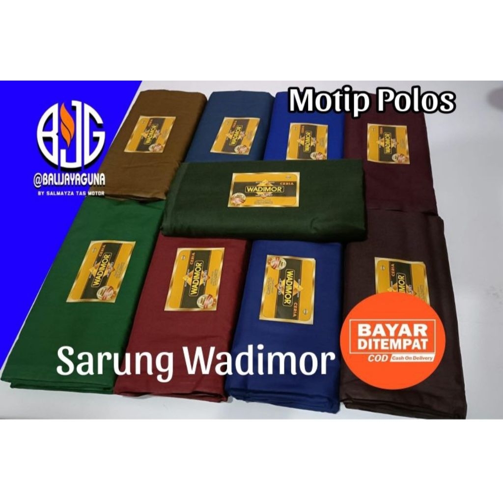 Sarung Wadimor Polos Sarung wadimor garis Sarung Wadimor Motip tumpal Sarung pria pilihan indonesia 