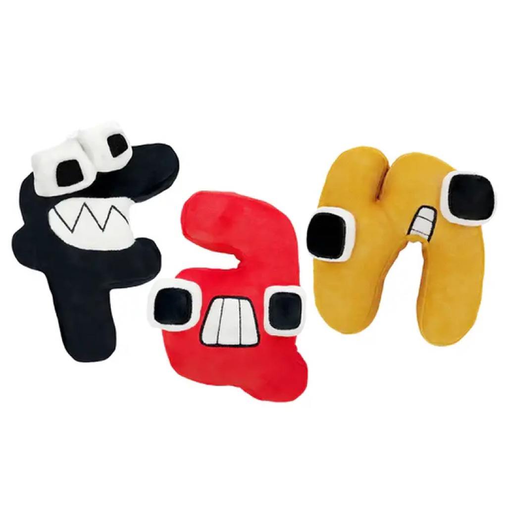 Alphabet Lore Collectible Plush Assortment Boneka Lembut Koleksi Karakter Rumah-Pilihan