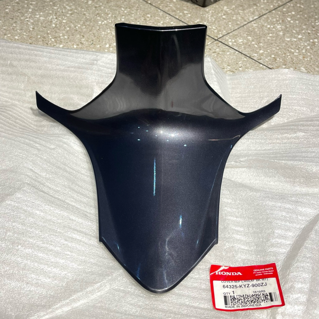 COVER MP MAIN PIPE LOWER DEK TENGAH KUNCI KONTAK SUPRA X 125 X125 HELM IN FI KARBU ABU ABU METALIK O