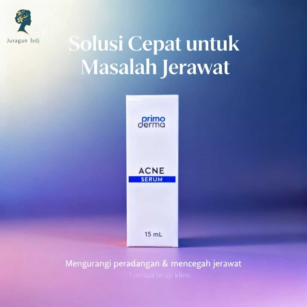 PRIMADERMA ACNE SERUM / SERUM JERAWAT ORIGINAL BPOM HALAL MUI