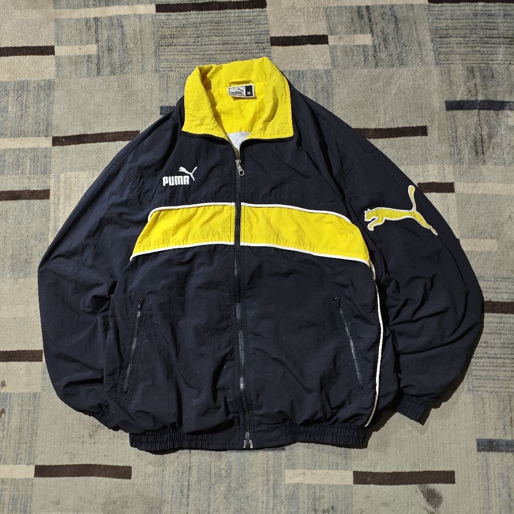 Puma Windbreaker Jacket Vintage Colorblock