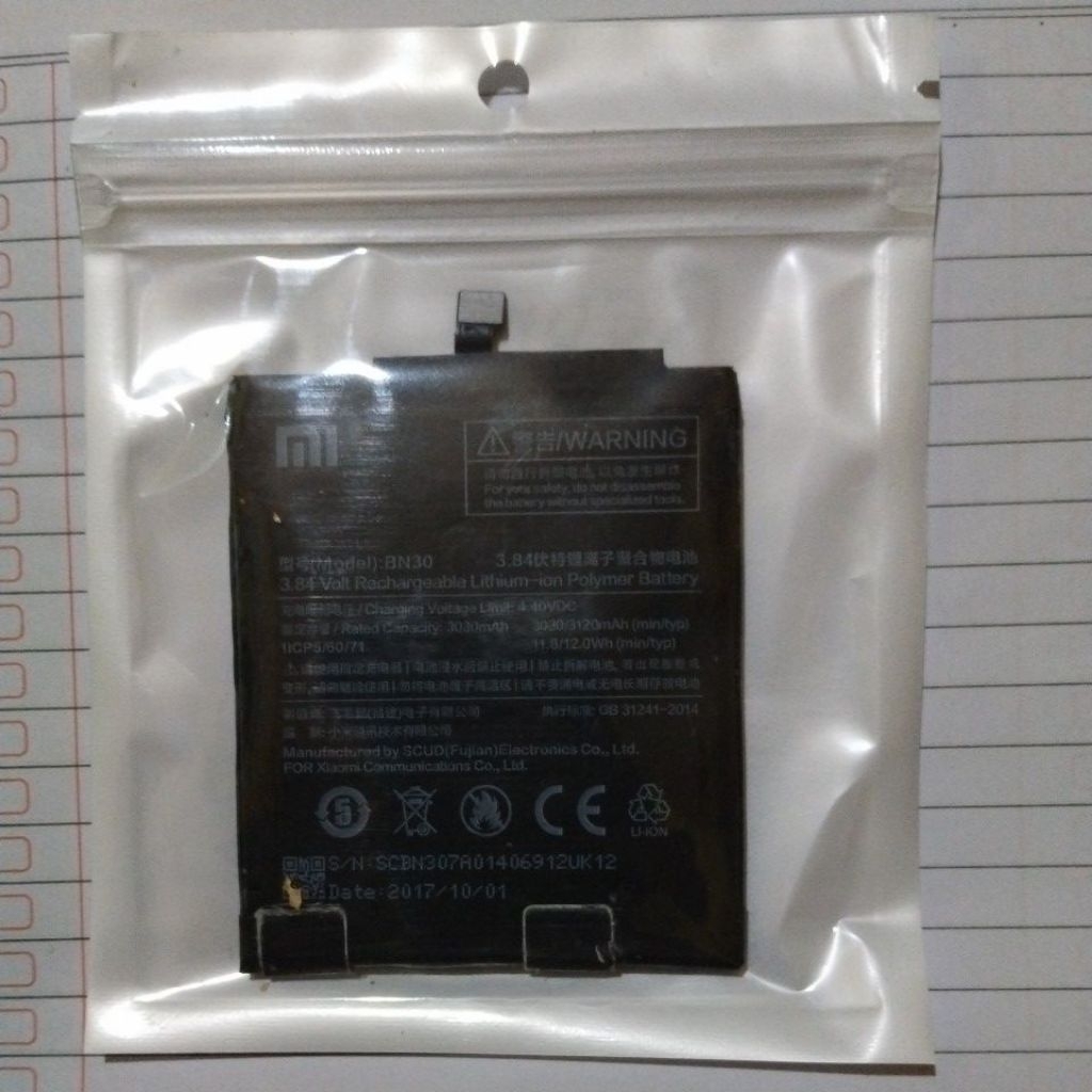 baterai original copotan redmi 4A tested
