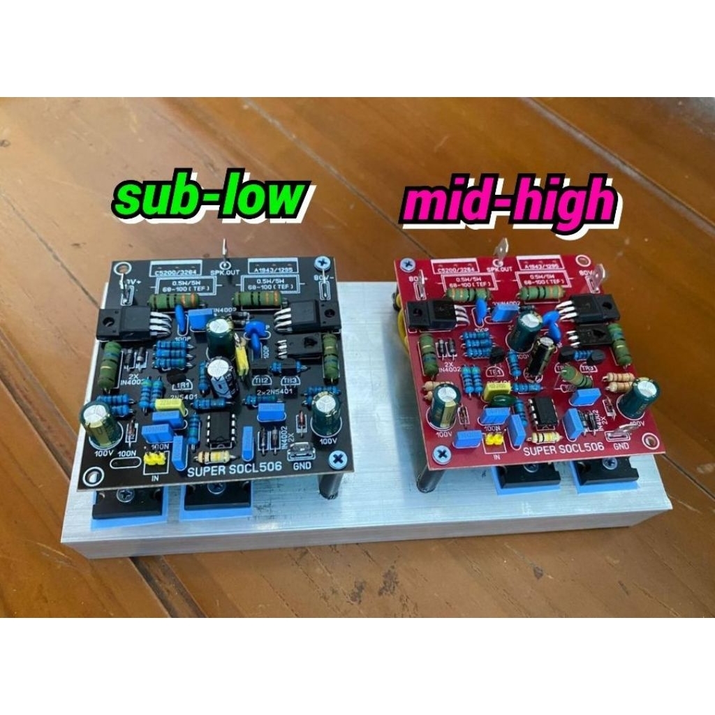 power amplifier 506 stereo(2 channel)+final 4 set bagus