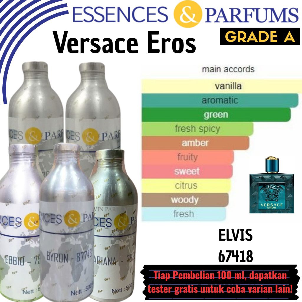 Bibit parfum repacking 100 ML parfume bibit luzi parfarome kualitas bibit parfum erosss versaceee bi
