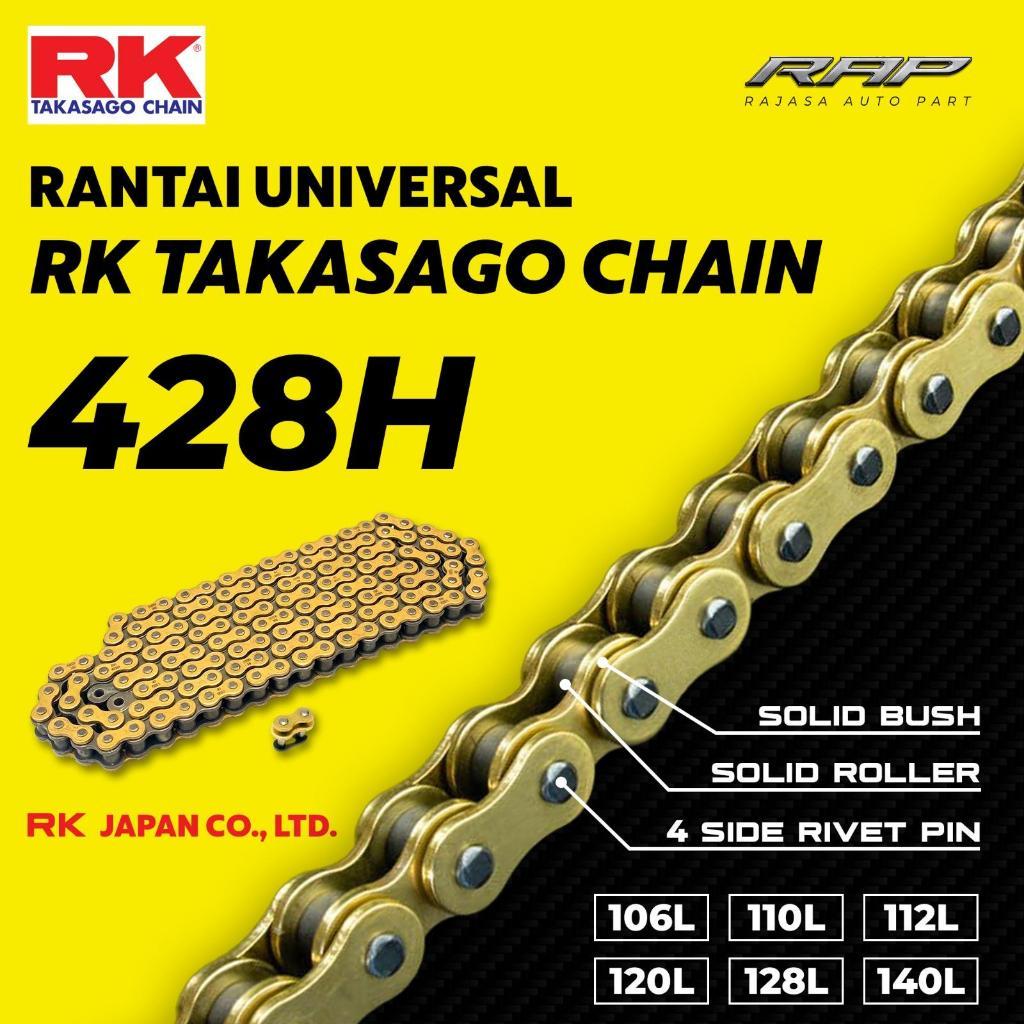 RANTAI RK TAKASAGO 428H 120 128 130L 140L RK CHAIN RANTAI RODA RK TAKASAGO 128-140