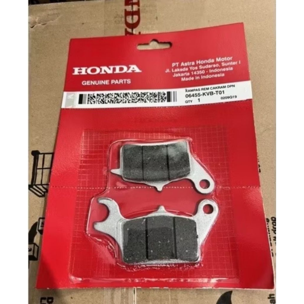 DISCPAD VARIO CBS (KVB-T01) KAMPAS REM CAKRAM DEPAN BEAT/VARIO TECHNO (KVB-T01)