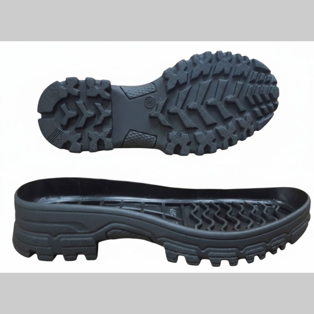 Outsole Safety Shoes Fast Hitam Cocok Untuk Sepatu Safety Pria Sepatu PDL Sepatu Outdoor Sepatu Trac