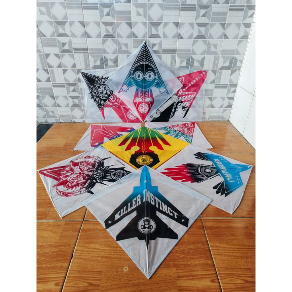 layangan sukhoi standar, sukhoi standar, layang-layang sukhoi standar isi 10 dan 20 pcs