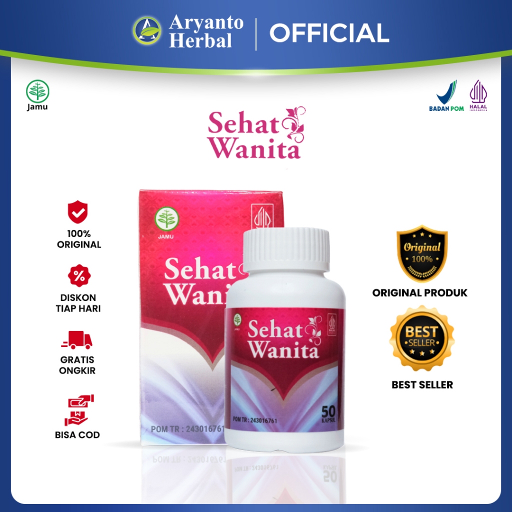 Obat Turun Peranakan pada Wanita Turun Berok Rahim Turun Prolaps Uteri Sehat Wanita Original BPOM