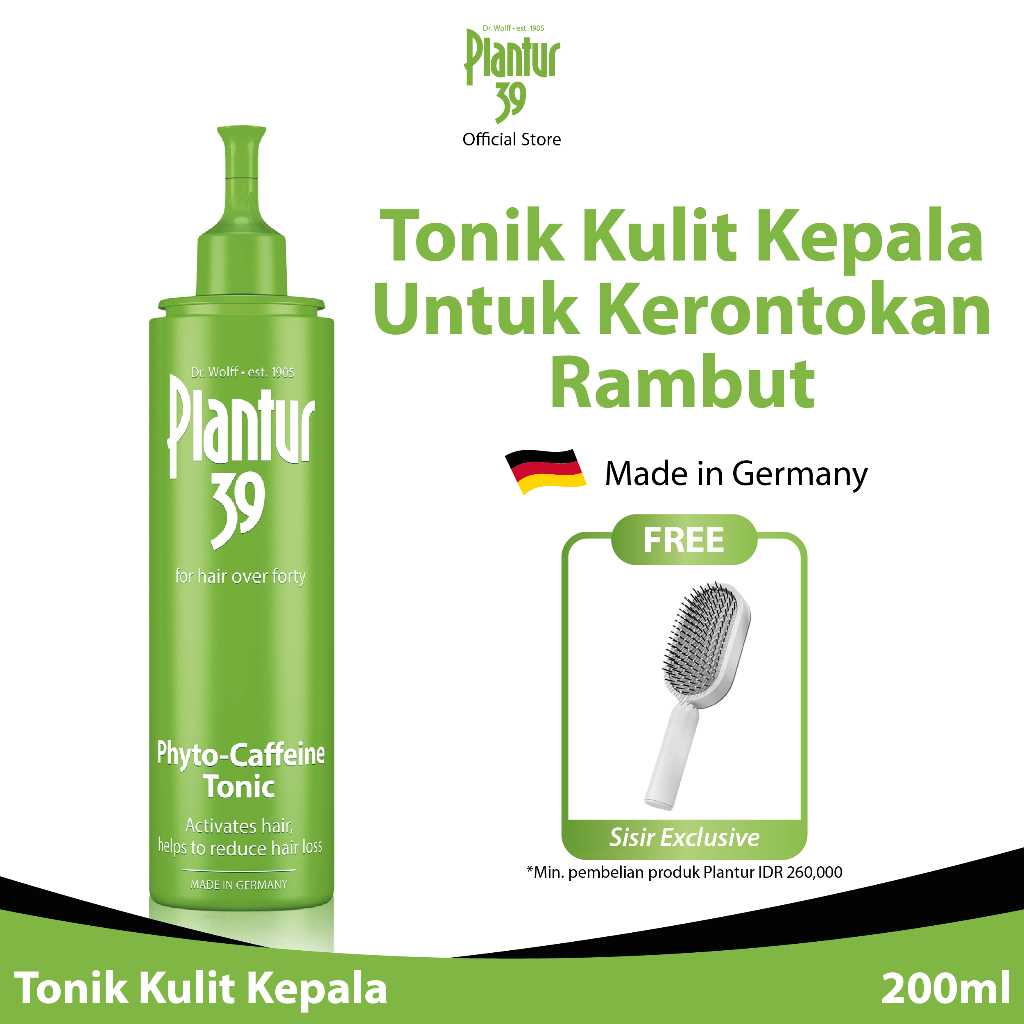 Plantur 39 Tonik Rontok untuk Rambut Tipis & Rapuh pada wanita