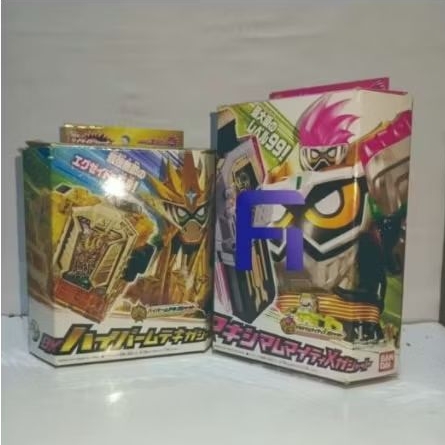 dx kamen rider ex aid hyper muteki gashat and maximum mighty gashat