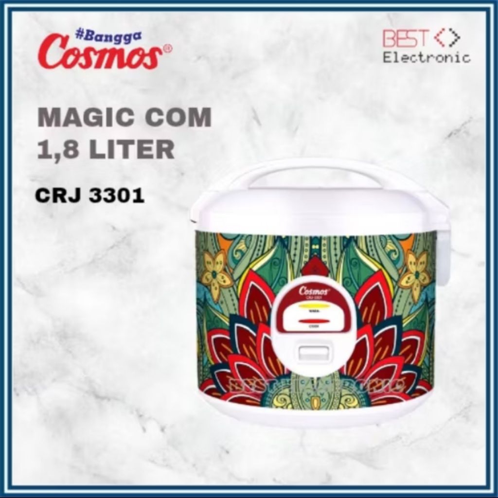 MAGIC COM / RICE COOKER COSMOS CRJ 3301 CRJ3301 CRJ-3301 1,8 LITER