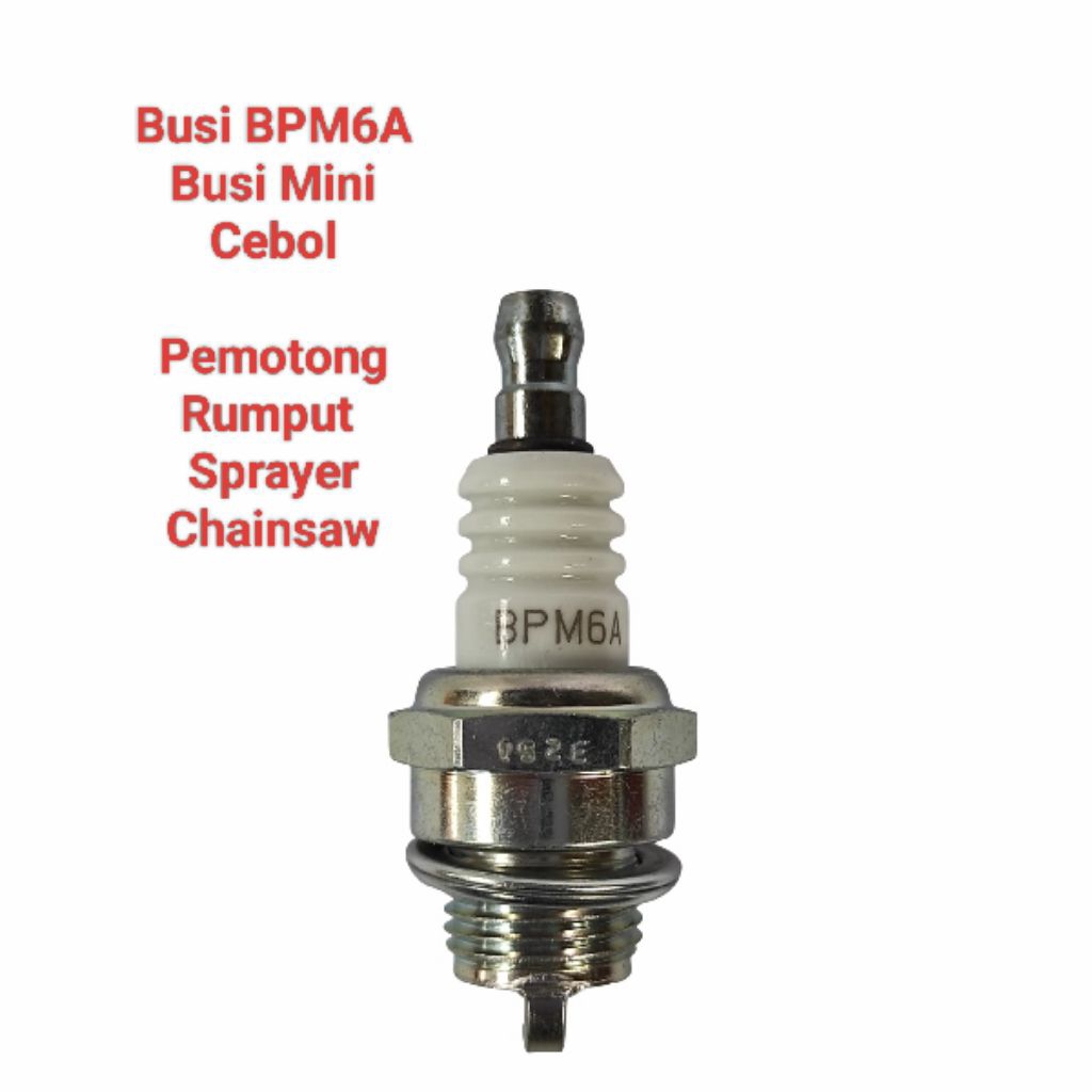 Busi NGK Kecil Pendek Mini Trail BPM6A Pemotong Rumput