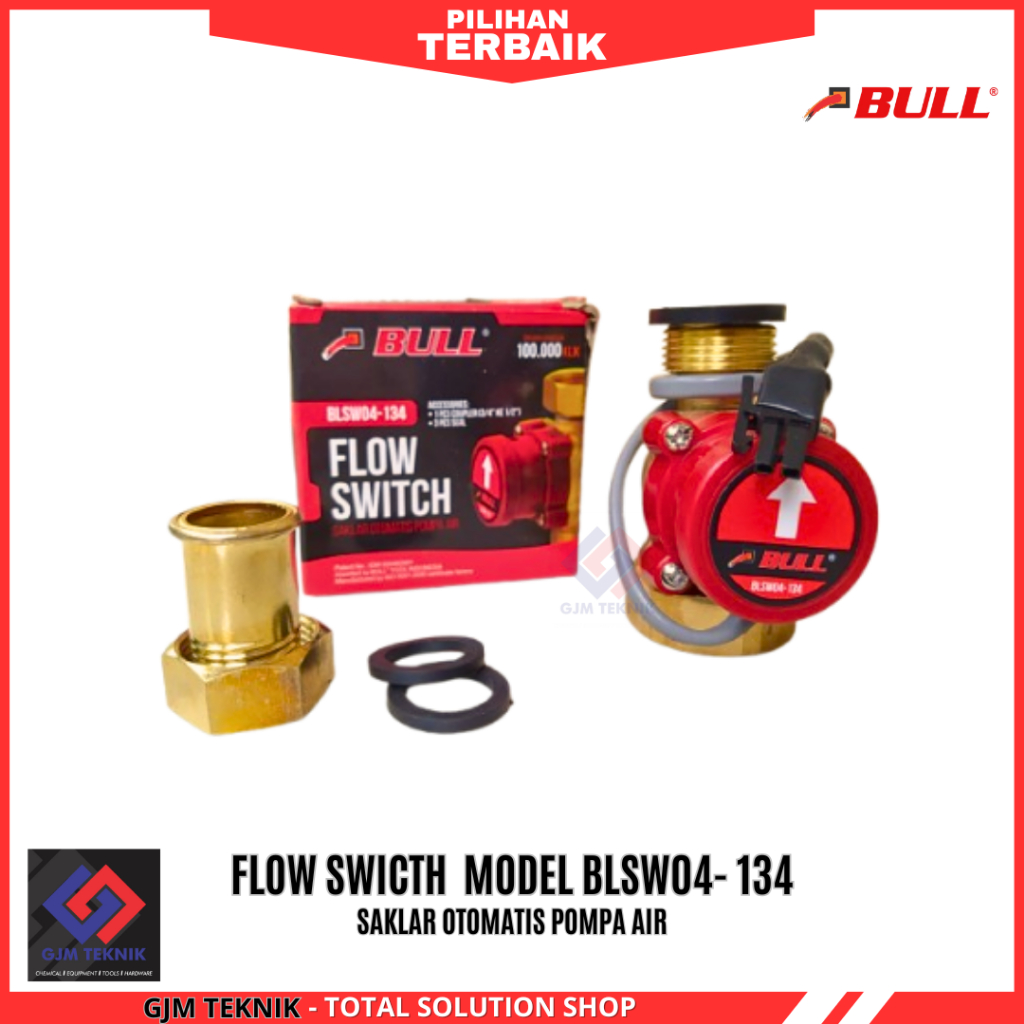 BULL OTOMATIS POMPA AIR DORONG - FLOW SWITCH 3/4inch
