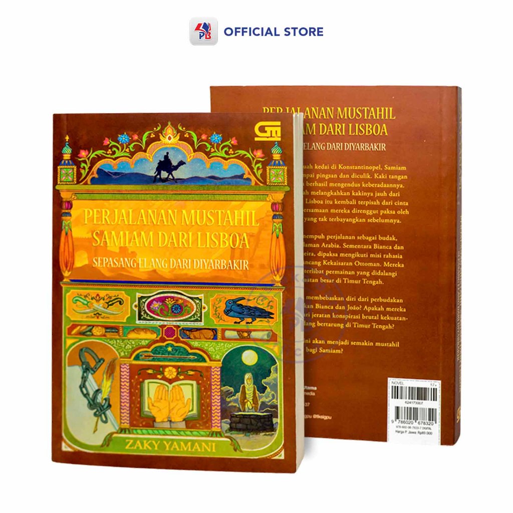 Buku Novel Perjalanan Mustahil Samiam Dari Lisboa, Sepasang Elang Dari Diyarbakir – Zaky Yamani / GP