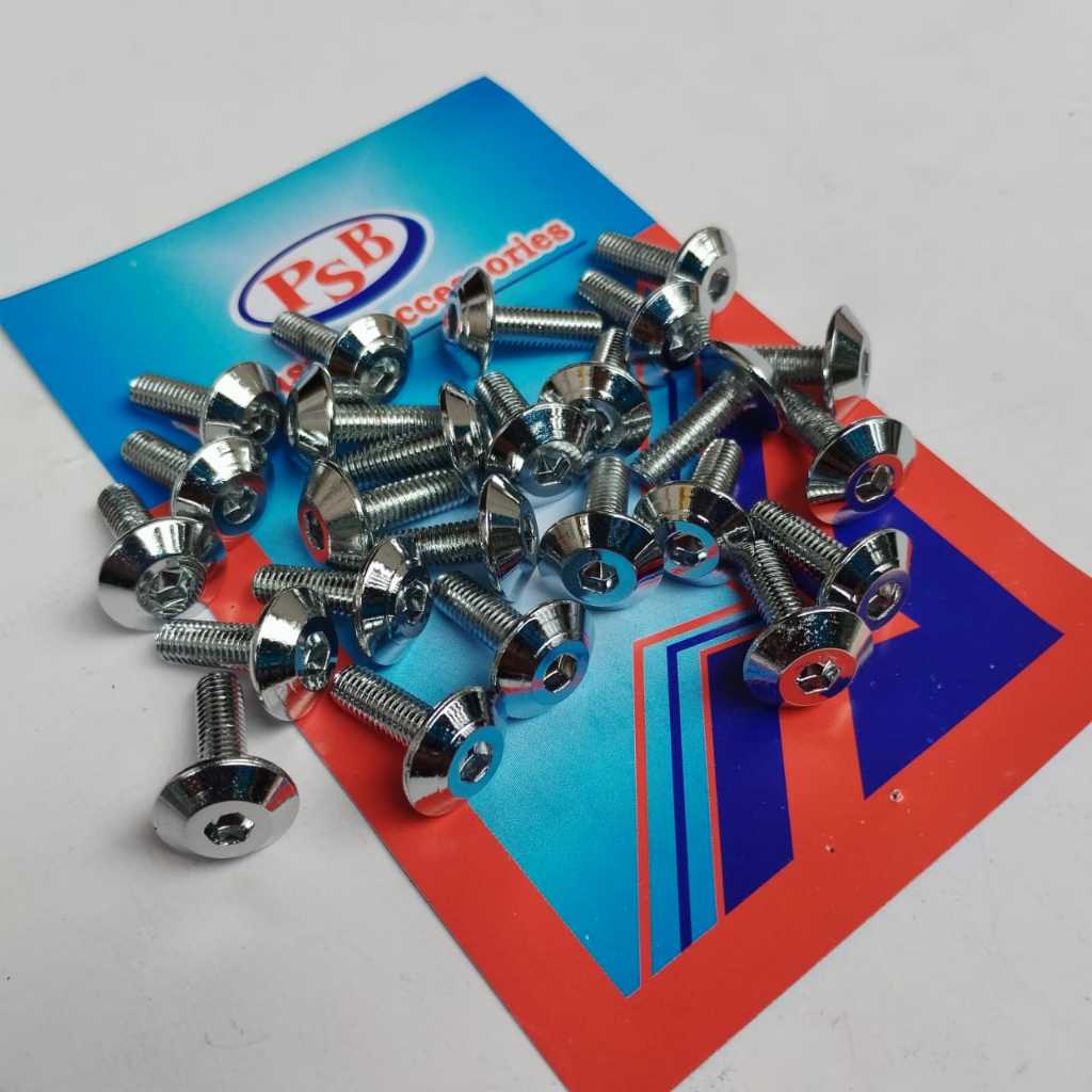 PROMO 25 PCS BAUT BODY XRIDE 115/BAUT VISOR NMAX BAUT CHROME KUNCI L