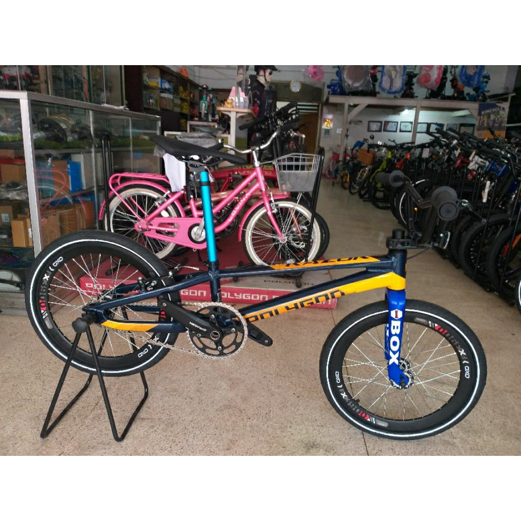 Sepeda BMX Polygon Razor Modif Crank HT2 ,Garpu Dan Gear Tawon Full Modif