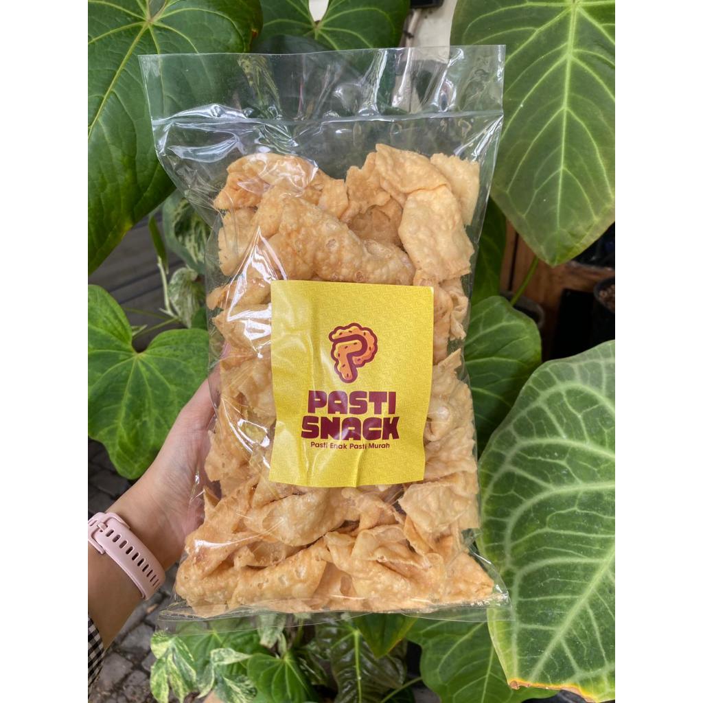 Kripik Pangsit Bawang Goreng Snack Kiloan
