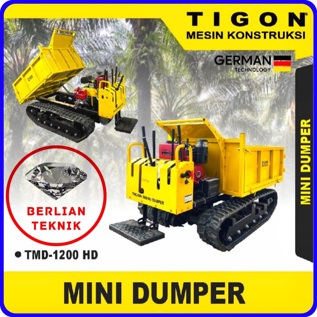 Dumper Crawler Tigon TMD 1200 | Load 1.2 Ton