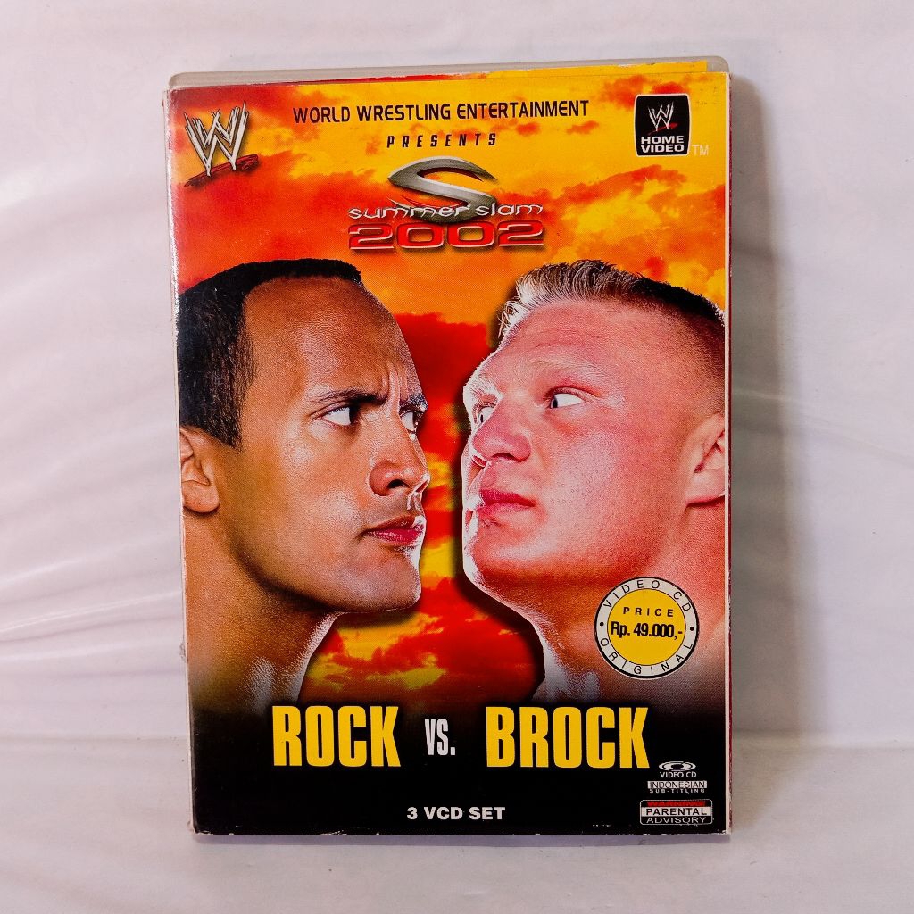VCD World Wrestling Entertainment Summer Slam 2002 - Rock VS Brock