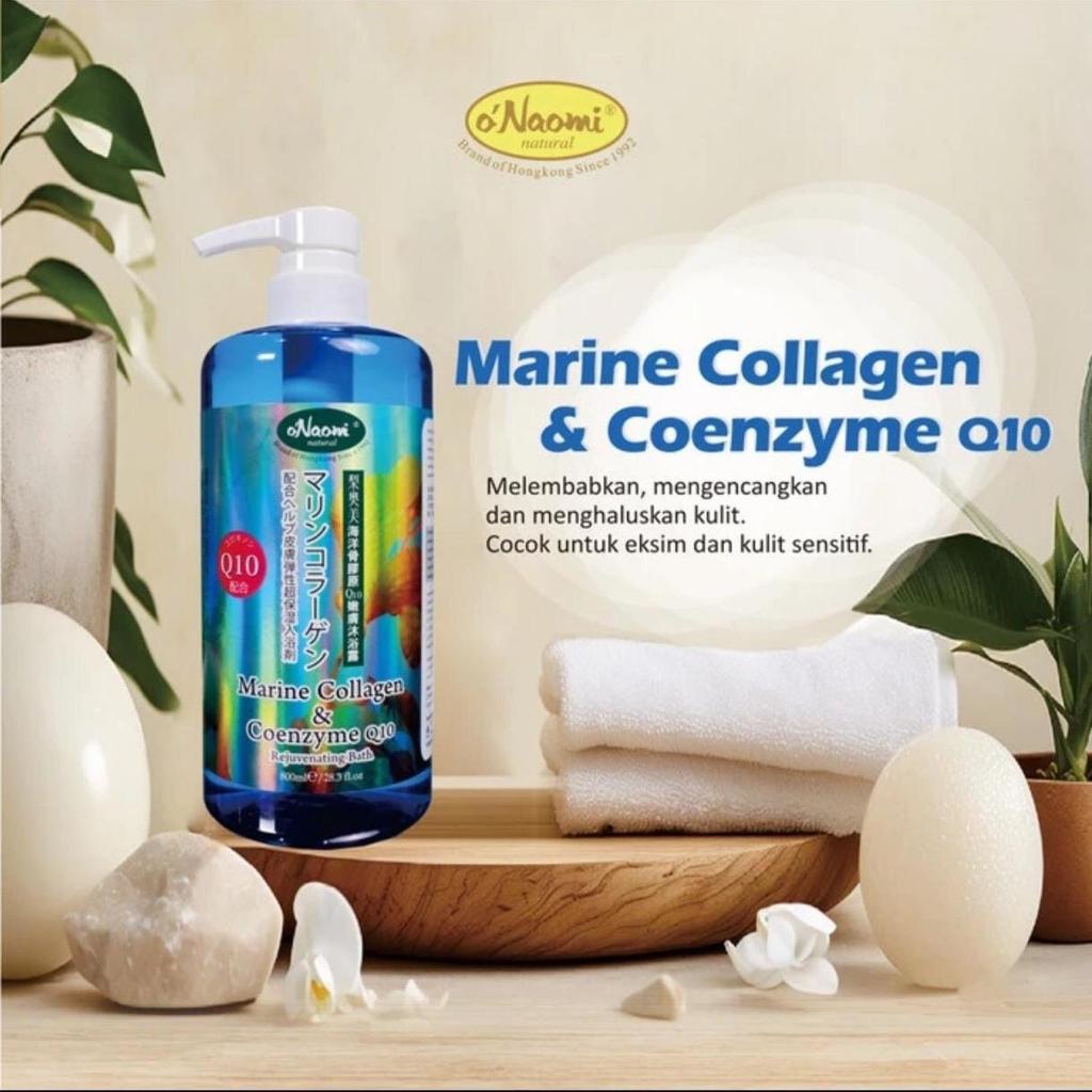 O'NAOMI Sabun Mandi Marine Collagen Coenzyme Q10 Melembapkan Anti Aging 800ml