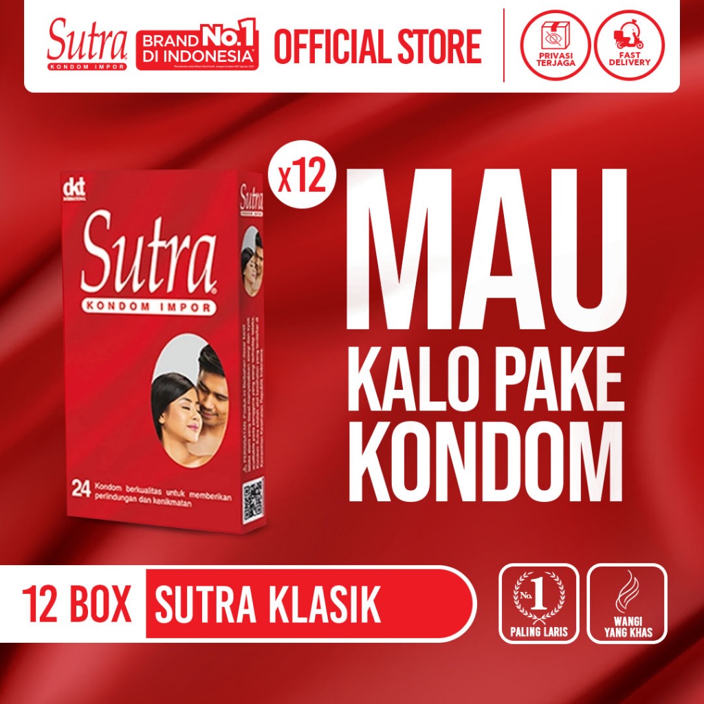 Sutra Classic Merah 24s - Paket Lusin (12 Box)