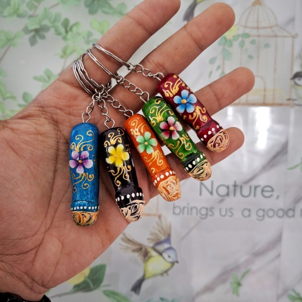 Gantungan Kunci Kayu Asli Khas Bali Size Small Ganci Lucu Tas Oleh Oleh Khas Bali Murah Gantungan Ta