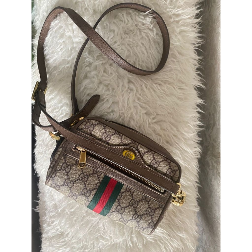 Tas Preloved Gucci* GG Ophidia Mini Sling Bag.