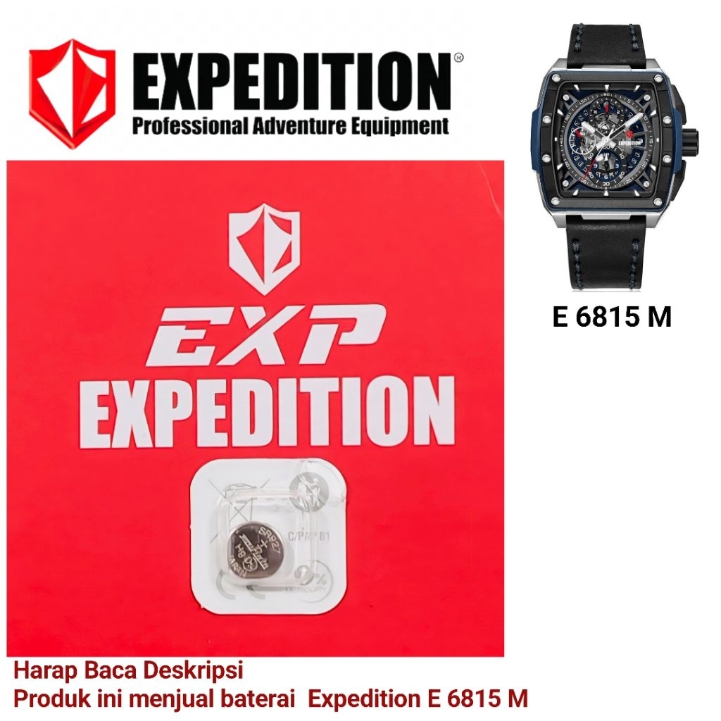 Baterai Jam Tangan Expedition E 6815 M