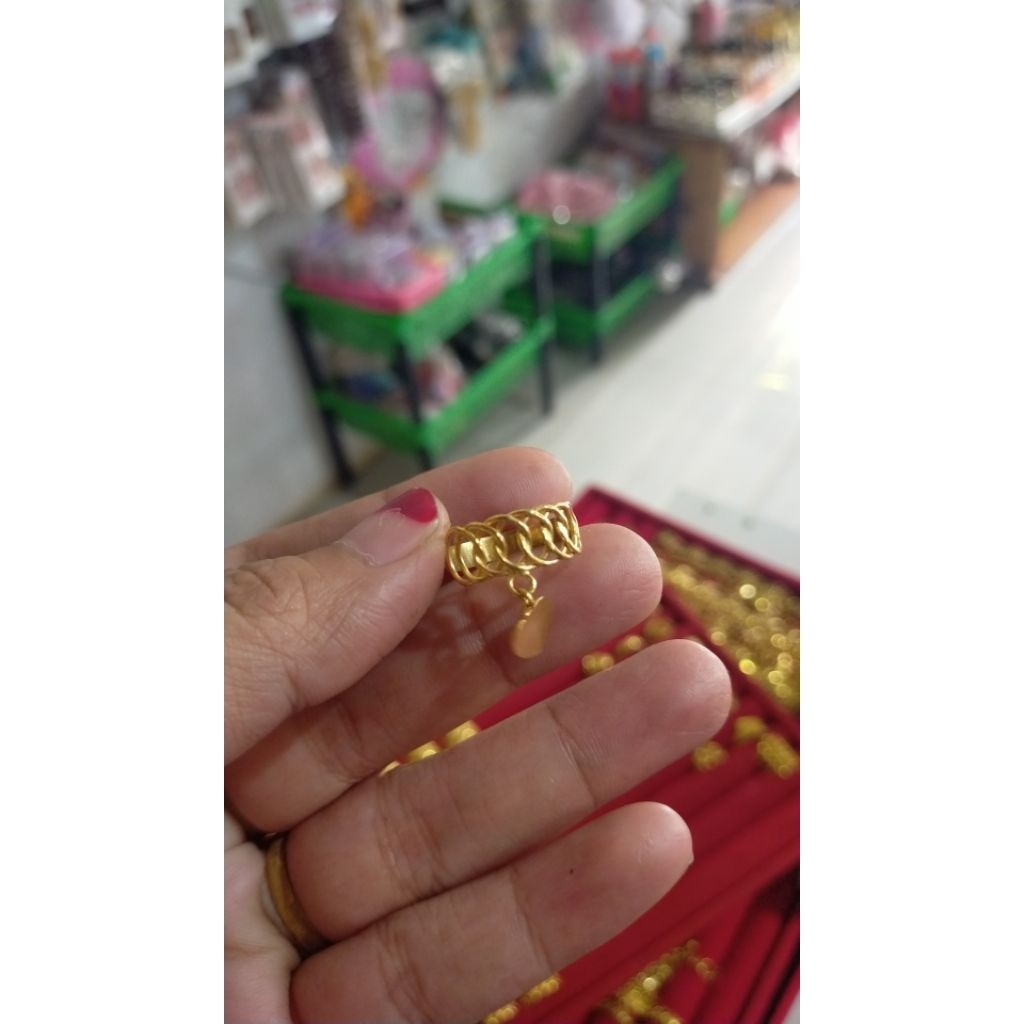 Cincin koin 91 rantai love